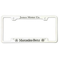 Recessed Metal License Frame